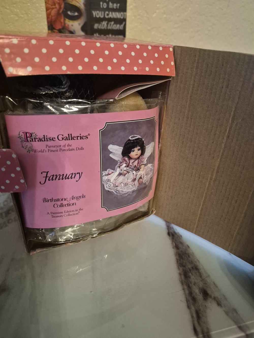 Paradise Galleries "January" Birthstone Angel Doll